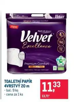 Makro TOALETNÍ PAPÍR 4VRSTVÝ 20 m nabídka
