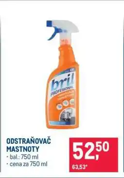 Makro Odstraňovač mastnoty nabídka