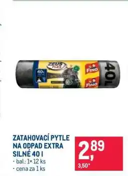 Makro ZATAHOVACÍ PYTLE NA ODPAD EXTRA SILNÉ 40 l nabídka