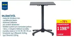 Makro Skládací stůl nabídka