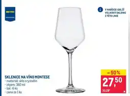 Makro SKLENICE NA VÍNO MONTESE nabídka