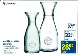 Makro KARAFA NA VÍNO BACCHUS nabídka
