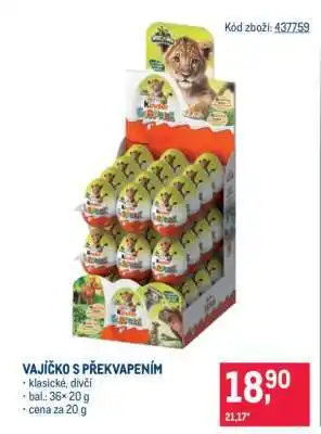 Makro Vajíčko s překvapením nabídka