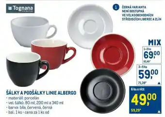 Makro Šálky a podšálky linie Albergo nabídka
