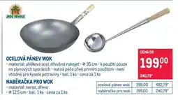 Makro OCELOVÁ PÁNEV WOK nabídka