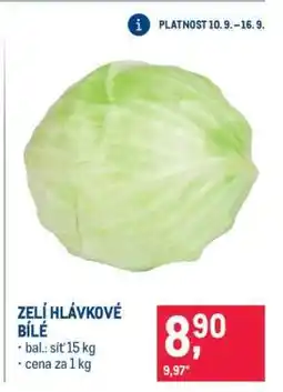 Makro Zelí hlávkové bílé nabídka