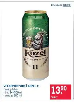 Makro Velkopopovický Kozel 11 nabídka