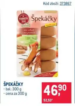 Makro ŠPEKÁČKY nabídka