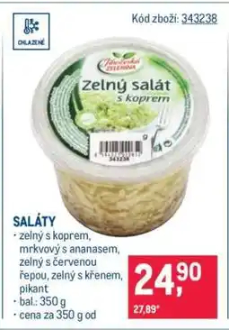 Makro Saláty nabídka