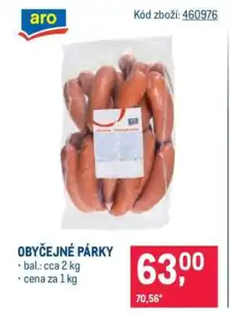 Makro Obyčejné párky nabídka