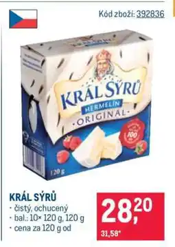 Makro Král sýrů nabídka