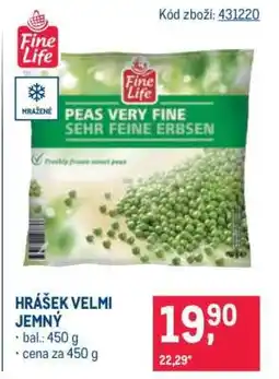 Makro Hrášek velmi jemný nabídka