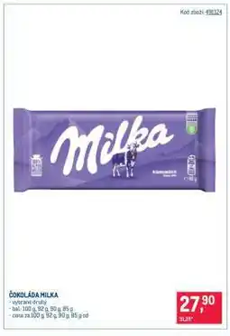 Makro ČOKOLÁDA MILKA nabídka