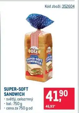 Makro Super-Soft Sandwich nabídka