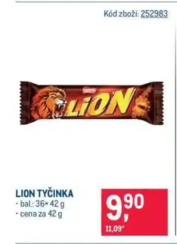 Makro Lion tyčinka nabídka