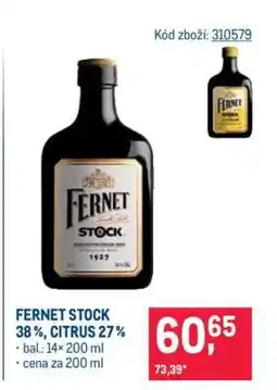 Makro Fernet Stock nabídka