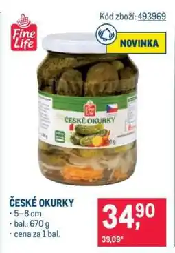 Makro ČESKÉ OKURKY nabídka