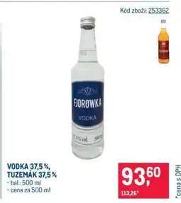 Makro Vodka 37,5 %, Tuzemák 37,5 % nabídka