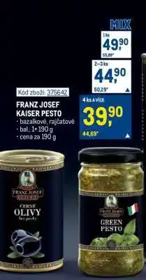 Makro FRANZ JOSEF KAISER Pesto nabídka