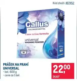 Makro PRÁŠEK NA PRANÍ UNIVERSAL nabídka