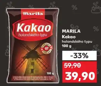 Kaufland MARILA Kakao holandského typu 100 g nabídka