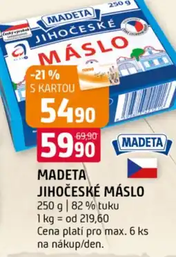 Terno Madeta jihočeské máslo nabídka