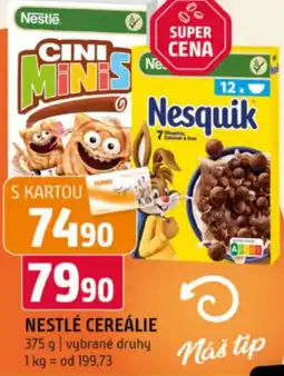 Terno Nestlé cereálie nabídka