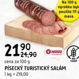 Terno Písecký turistický salám nabídka