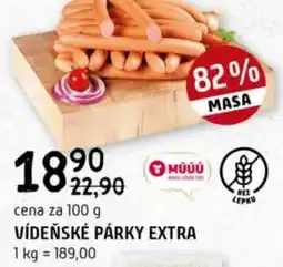 Terno Vídeňské párky extra nabídka