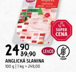 Terno Anglická slanina nabídka