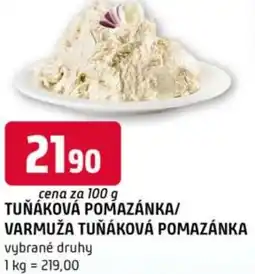 Terno Tuňáková pomazánka/ varmuža tuňáková pomazánka nabídka
