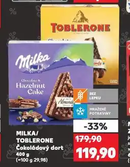 Kaufland Toblerone čokoládový dort nabídka