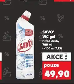 Kaufland Savo wc gel nabídka