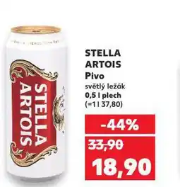 Kaufland Pivo stella artois nabídka