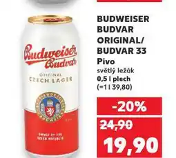 Kaufland Pivo budvar 33 nabídka