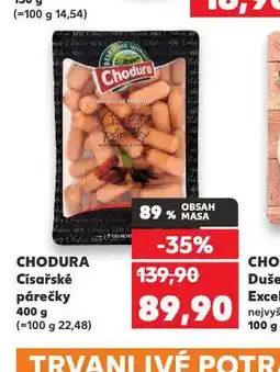 Kaufland Císařské párečky nabídka