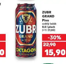 Kaufland Pivo zubr nabídka