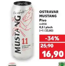 Kaufland Pivo ostravar nabídka