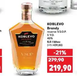 Kaufland Koblevo brandy nabídka