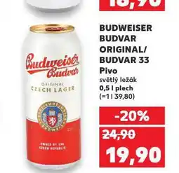 Kaufland Pivo budweiser budvar nabídka