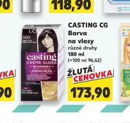 Kaufland Casting barva na vlasy nabídka
