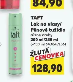 Kaufland Taft pěnové tužidlo nabídka