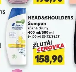 Kaufland Head & shoulders šampon na vlasy nabídka