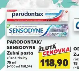 Kaufland Parodontax zubní pasta nabídka