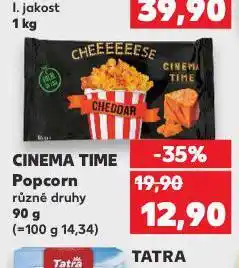 Kaufland Popcorn cinema time nabídka