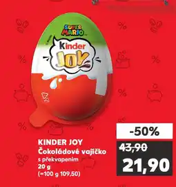 Kaufland Kinder joy vajíčko nabídka