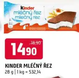 Terno Kinder mléčný řez nabídka