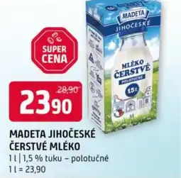 Terno Madeta jihočeské čerstvé mléko nabídka