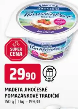 Terno Madeta jihočeské pomazánkové tradiční nabídka