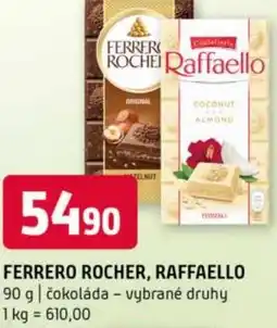 Terno Ferrero rocher, raffaello nabídka